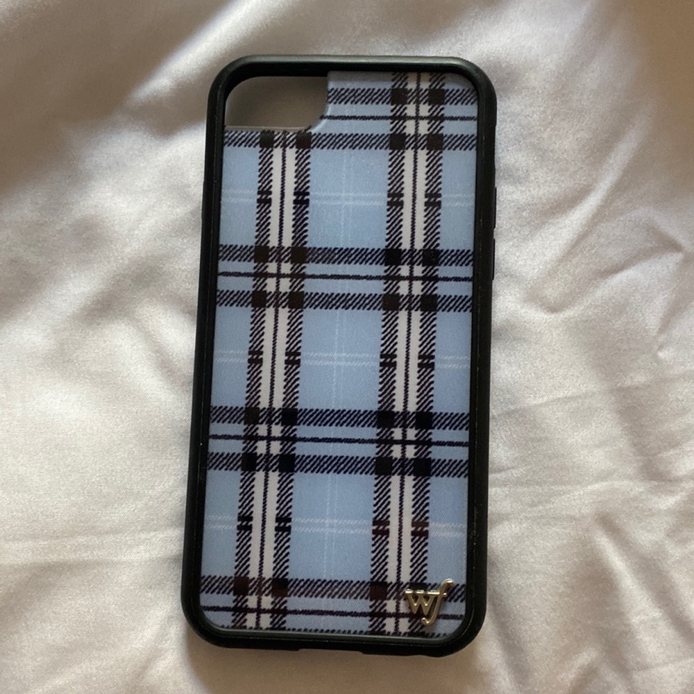 WILDFLOWER BLUE PLAID CASE
